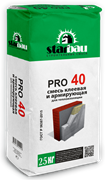 Старбау Про 40 Смесь клеевая и армирующая (25кг) 3325